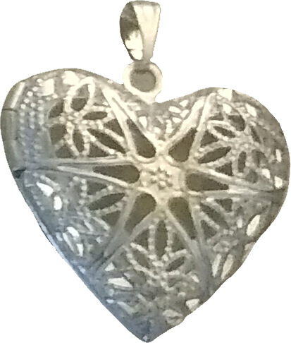 a heart locket necklace charm