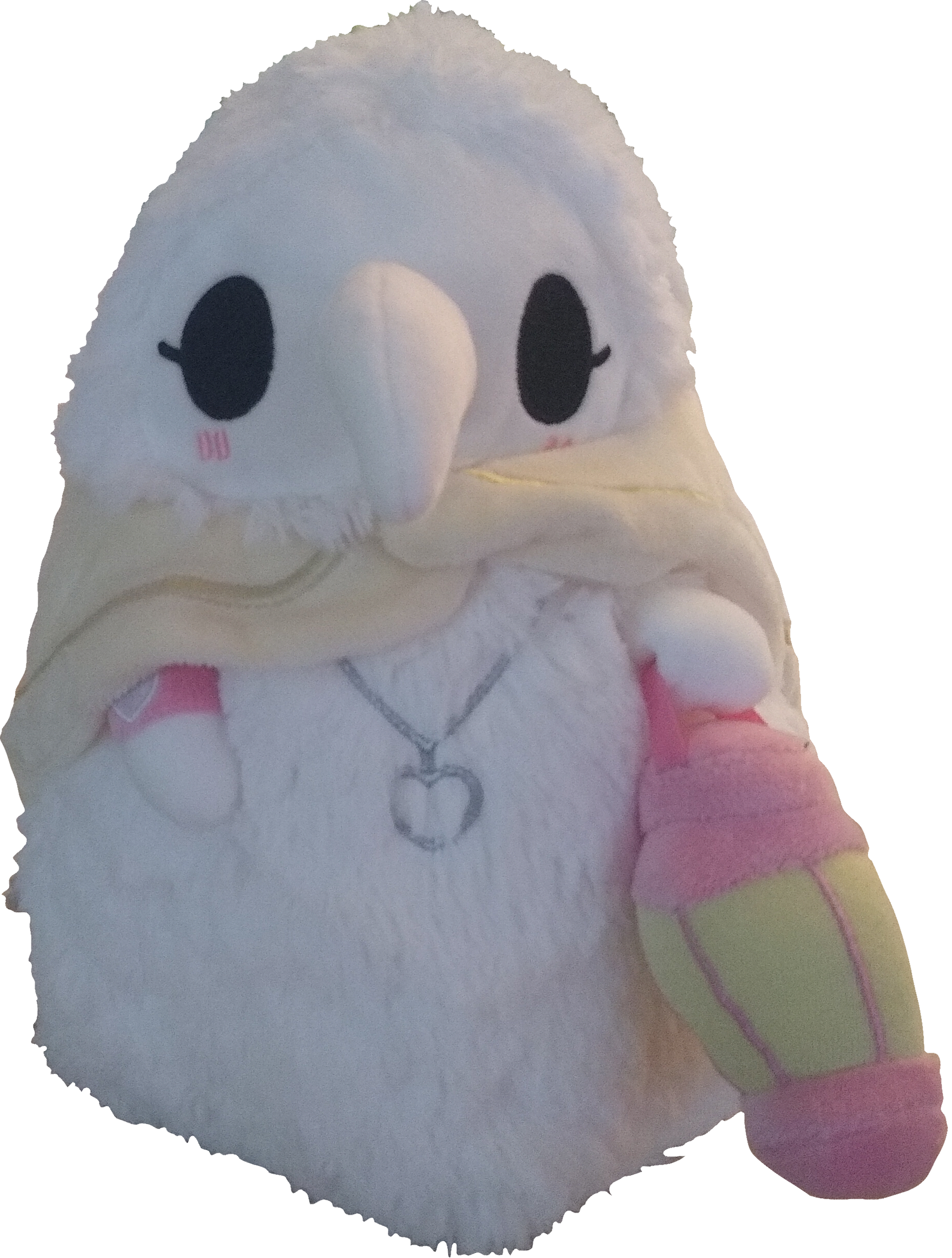 Plushie bird plague nurse.