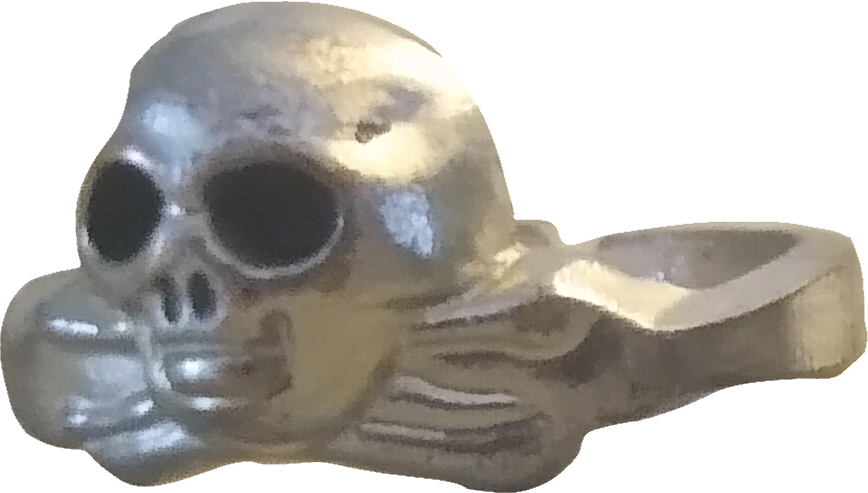 skull and crossbow ring